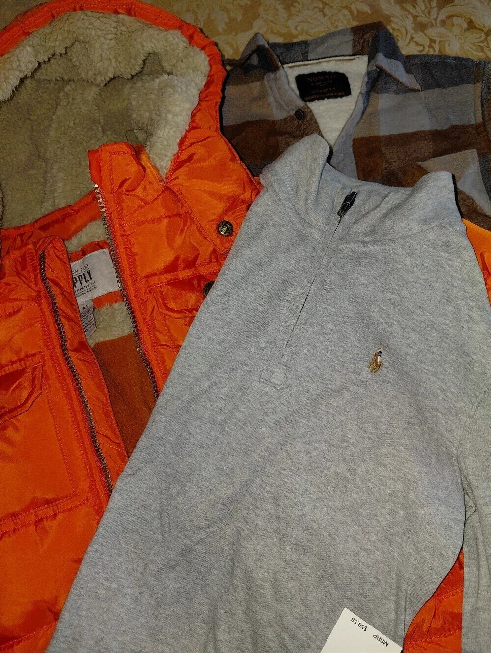 Boys Clothing Bundle Size 4T-5 | Ralph Lauren Quarter Zip + London Fog Puffer